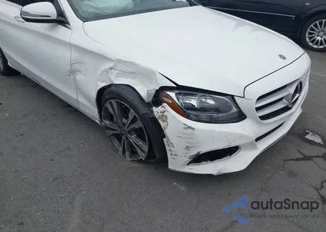2018 Mercedes-Benz C 300 из США, поврежденный, VIN WDDWF4JB7JR411673